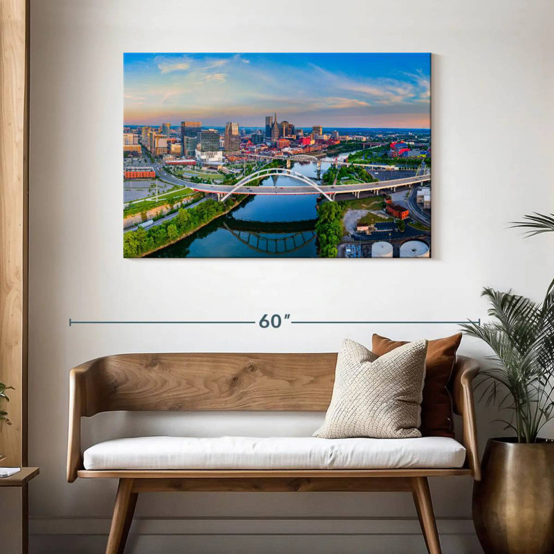 Nicci Nashville Skyline, 30" H x 45" W