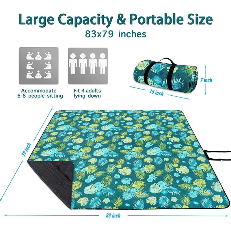 Couverture pliable imperméable Hiram, Vert
