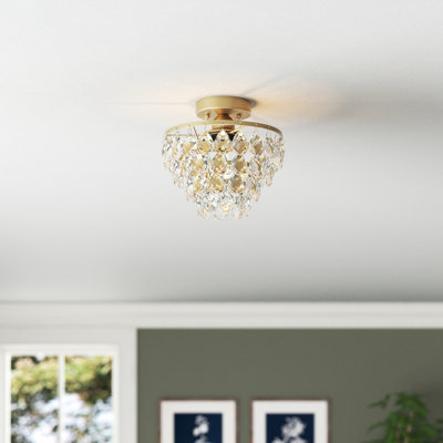Aerolynn Crystal Flush Mount