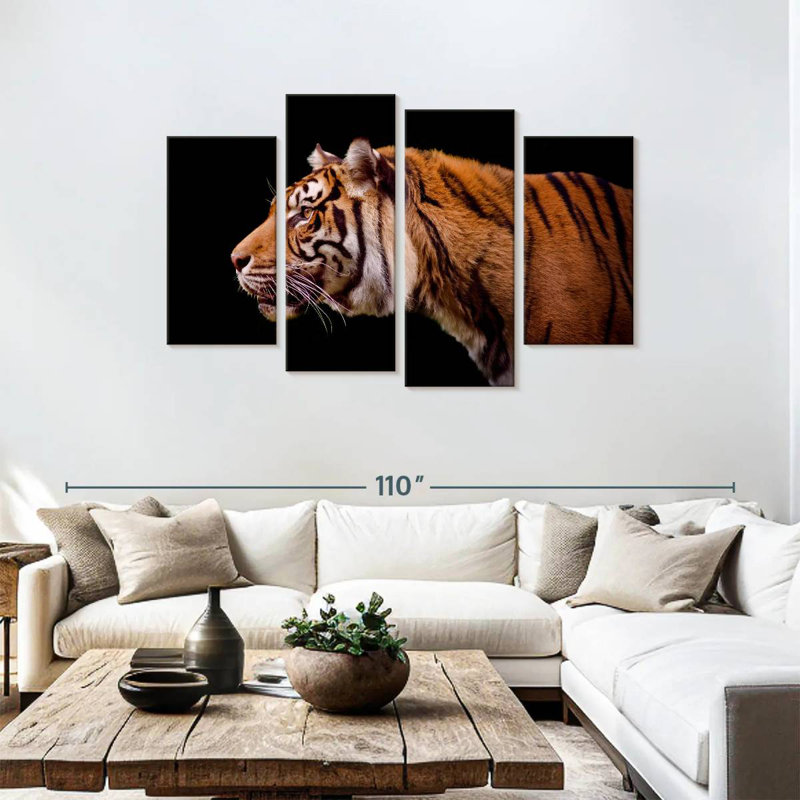 Tigre royal de Brampt, H 48 po x l 75 po