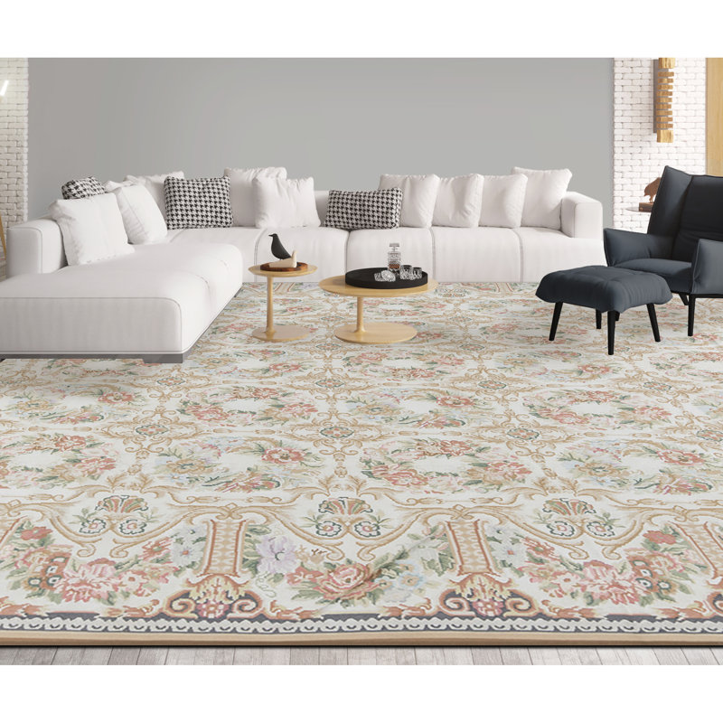 Aubusson Renaissance Flatweave Wool Oriental Area Rug