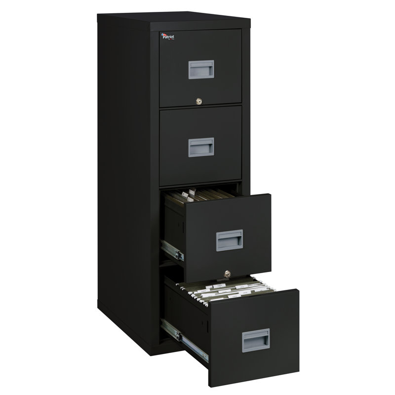 Patriot 4 - Drawer File Cabinet, Black