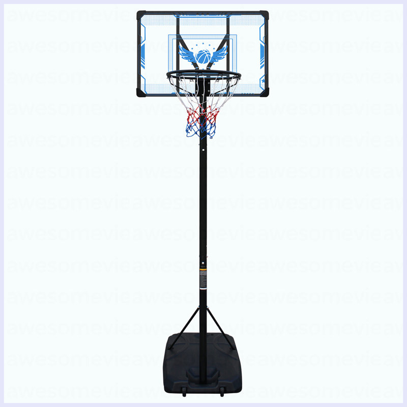 Panier de basketball réglable en hauteur 4,74 à 10 pi, support de basketball portatif pour l'extérieur et l'intérieur