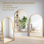 Grand miroir de plancher arqué pleine longueur-1095442277-1095442276