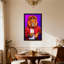 Animaux, lion en rouge avec lunettes de soleil et boisson-1090603433-1090603437-1090603438