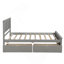 Lit plateforme avec rangement