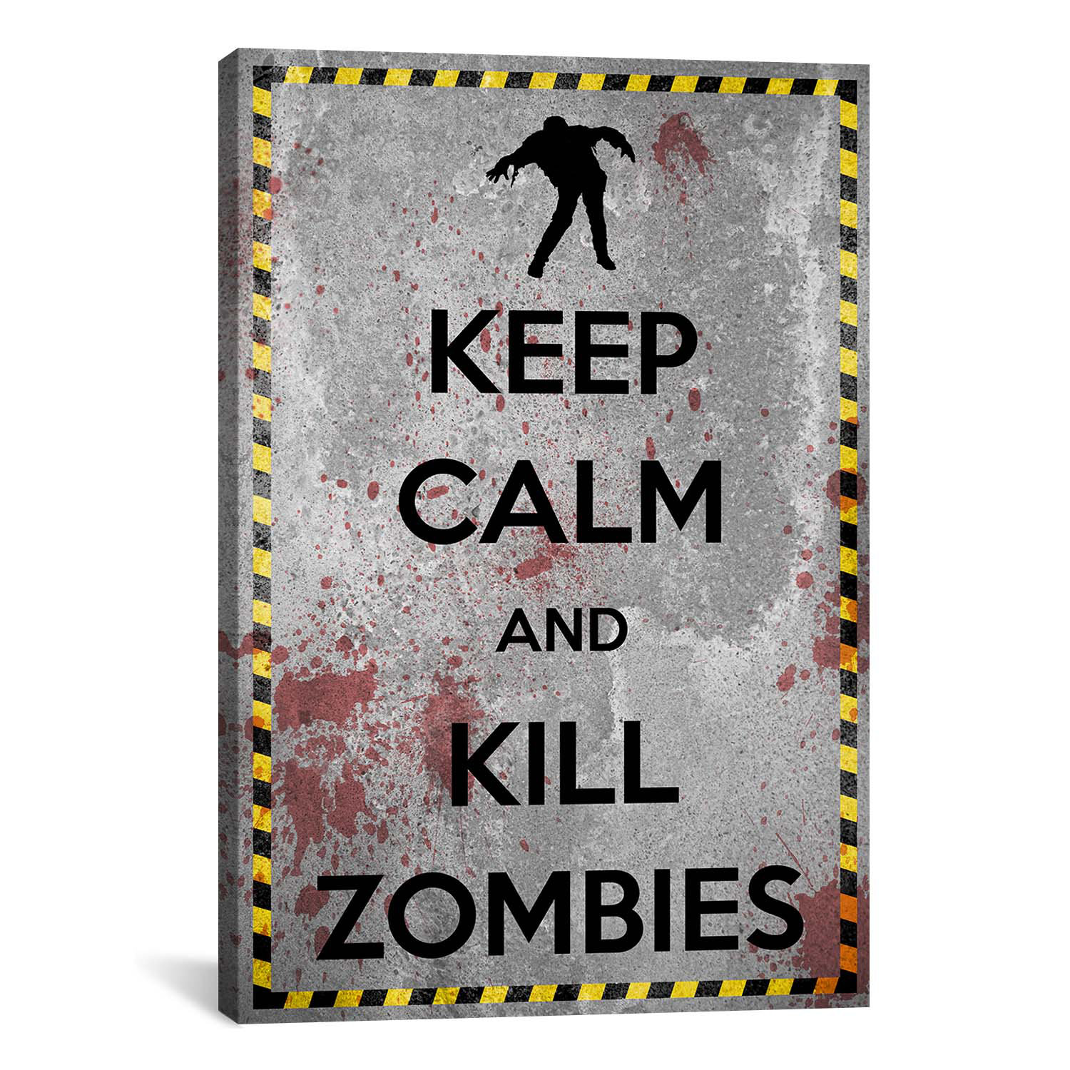 Big Mouth Clothing Keep Calm And Kill Zombies tazza, Ceramica, bianco, Standard Size Mug