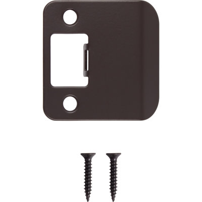 Round Corner Extended Lip Strike, 2-1/4" X 1-3/4", (2-1/4" Overall Length), By Stone Harbor Hardware
