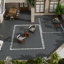 Paquet de tuiles de patio pour terrasse en bois-plastique 22 WPC-116658408