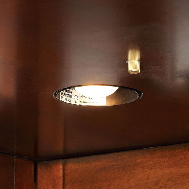 Acrion Dining Cabinet, Dark Cherry