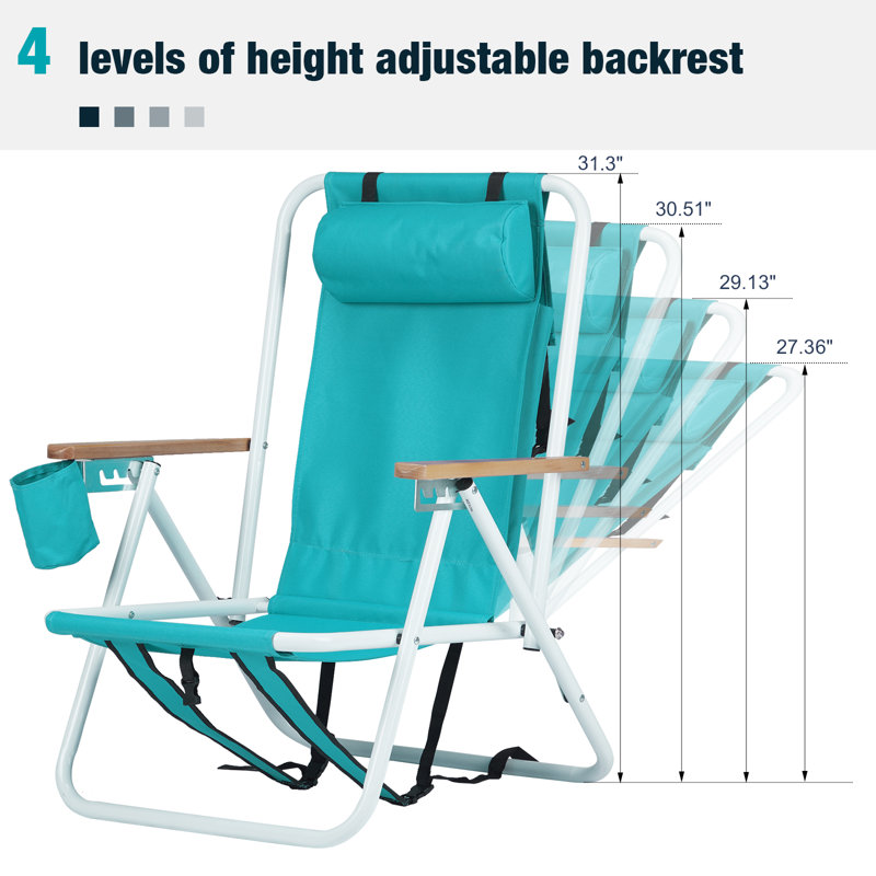 Chaise de plage Balmoral, Vert menthe