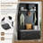 78.7"H Hall Tree with Open Storage and Bench-1494980427