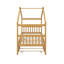 Lit simple en bois avec lit gigogne-512509990