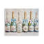 Plaque murale Victorian Bow Champagne Bottles, design par Petal Prints Design