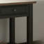 Table de canapé de style campagne moderne bicolore brun et noir-1838469812