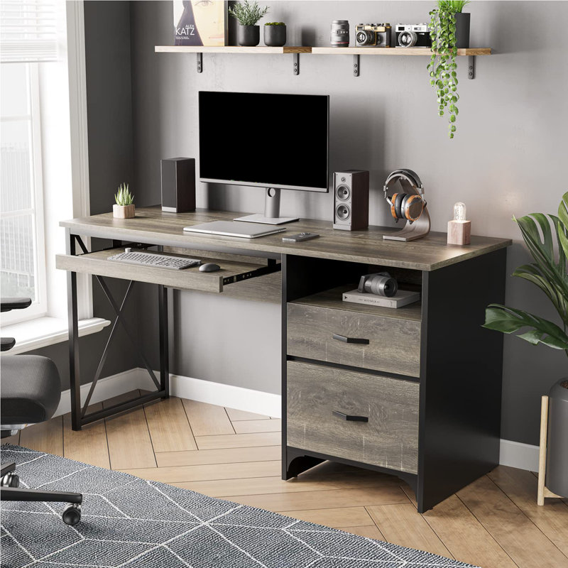 Bureau Myalynn, Chêne gris foncé