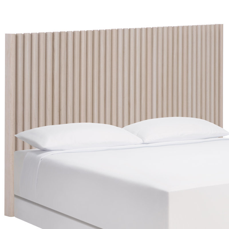 Maddux Headboard, King, Bleached White
