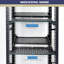 1U Rack Shelves (2-Pack), 2 PCS 10" Deep Cantilever, with Optional Joints