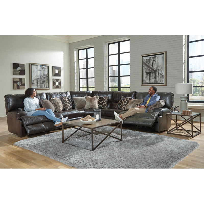 Canapé modulaire inclinable 5 pièces Zuriyah