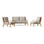 Hadley Outdoor 3 - Piece Conversation Set-624906733-547875455