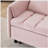 52" Modern Velvet Sofa Bed - 3-In-1 Convertible with Pillows & Side Pockets-1961656626