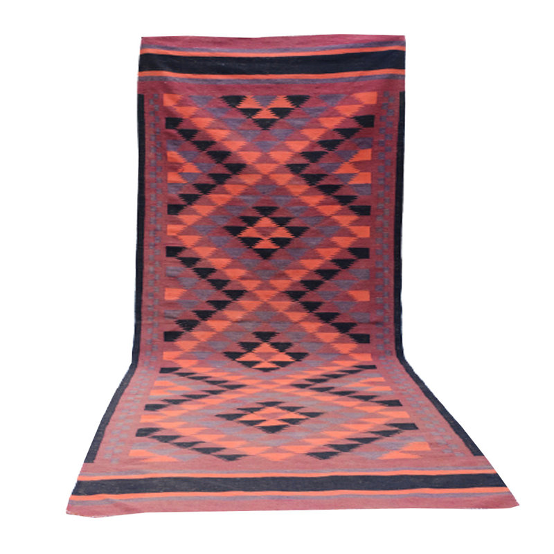 Mountview Rectangle 170 cm x 200 cm Oriental Hand Woven Kilim