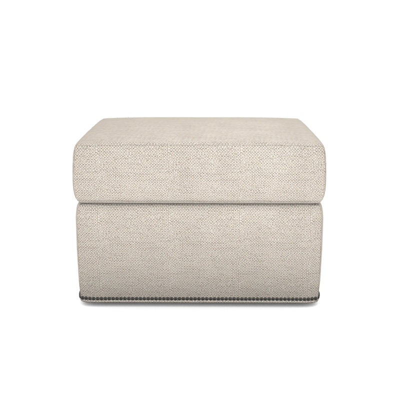 Newlin Ottoman, Yes, Impala Linen