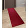 Machine Washable Rug Burgundy Colour Trellis Border Slip Resistant Carpet