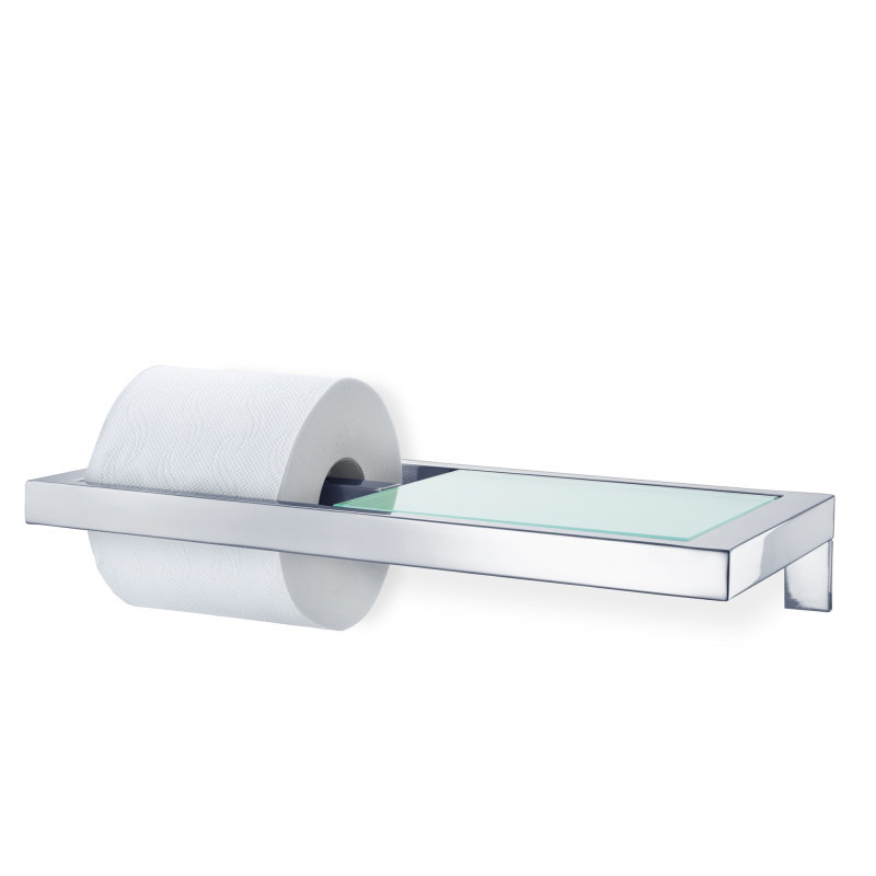 Menoto Wall Mounted Toilet Paper Holder, Poliert