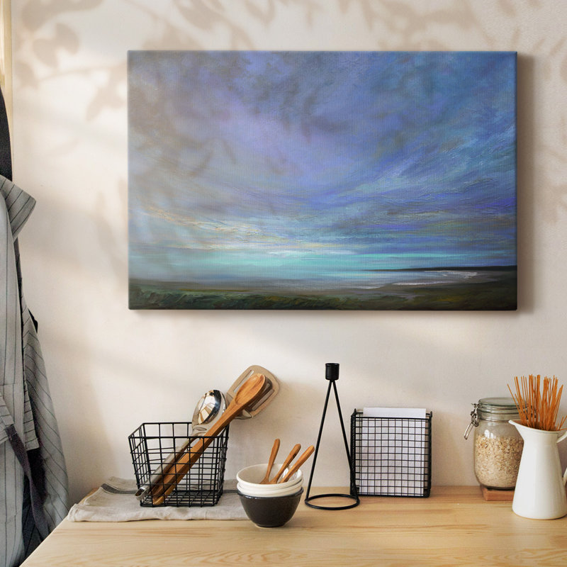 Coastal Views III-Gallery, toile tendue, H 12 po x l 18 po