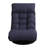 Floor Chair with 3-Section Adjustable Back, 360° Swivel Base & Spring Cushion-1094574042