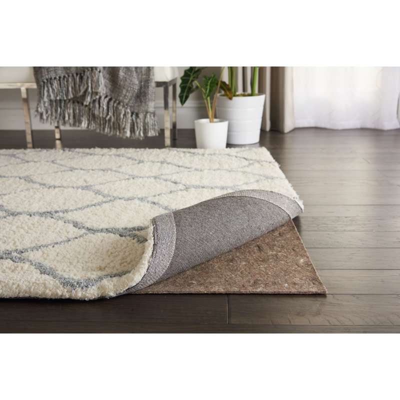 Sykes Dual Surface 0.2'' Thick Non Slip Rug Pad, Runner 2' x 8'