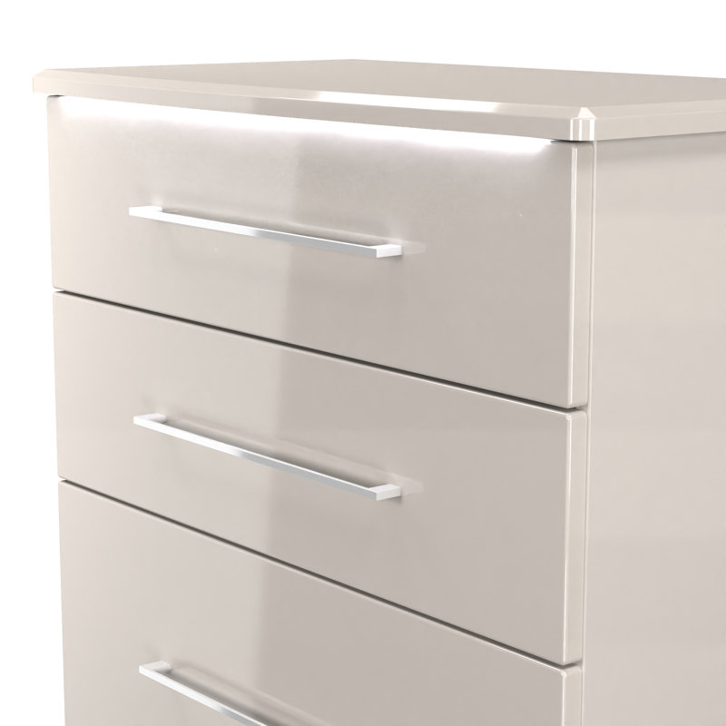 77 cm W Chest of 4 Drawers, Beige