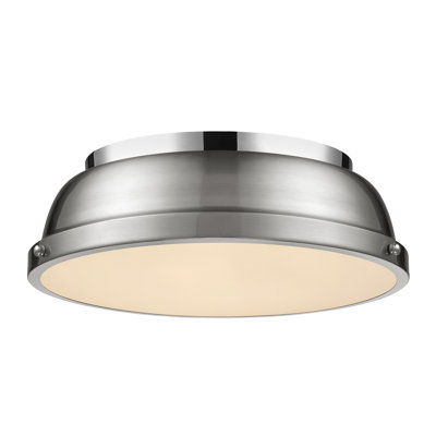 Calico Steel Flush Mount