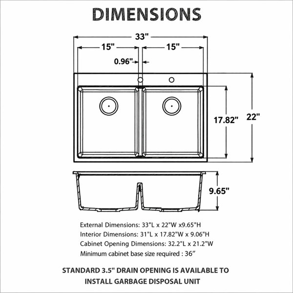 Dimensions du produit