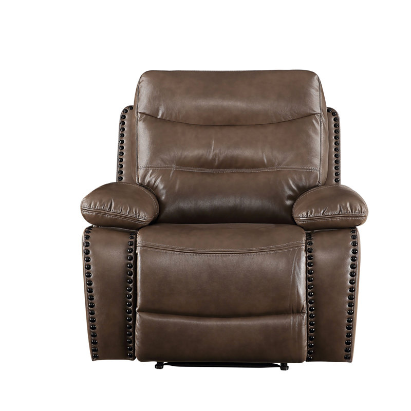 Fauteuil inclinable en cuir GEL Match