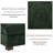 3 - Piece Upholstered Green Chenille Modular Sectional Sofa with Armrests & Throw Pillows-1332424588-1332424625