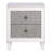 Two-Tone Finish Nightstand With 2 Drawers-781753760