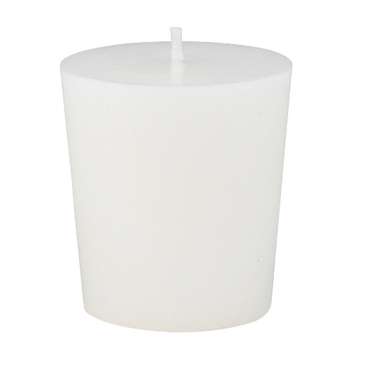 Unscented Votive Candle, White, Set of 12