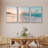 'Paradise' - 3 Piece Floter Frame Print Set on Canvas-556170855-646618345