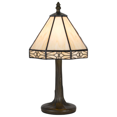Lampe de table brune 13,5 po Rowena