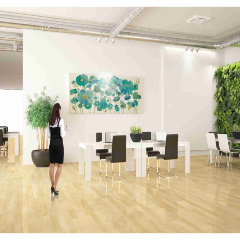 «Floral Lace» par Silvia Vassileva, art mural sur toile, H 30 po x l 60 po x P 1,5 po