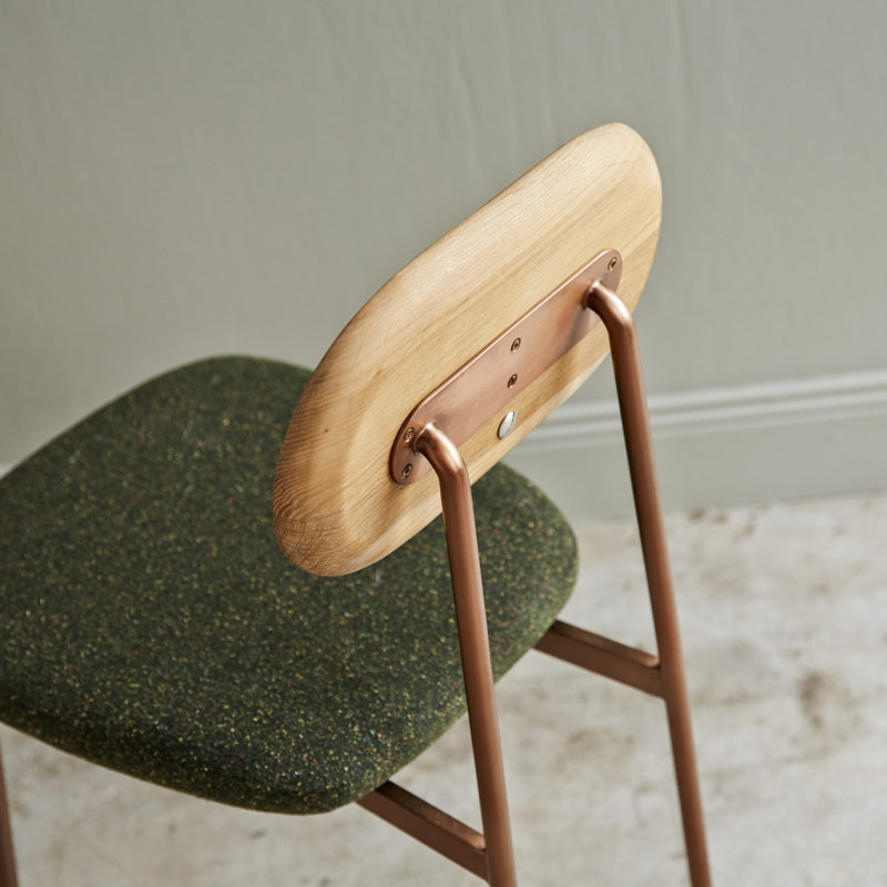 Yutapi Upholstered Dining Chair, Green