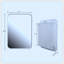 Jolisha l 15,74 po x H 23,6 po encastré miroir armoire de pharmacie réglable-387443781