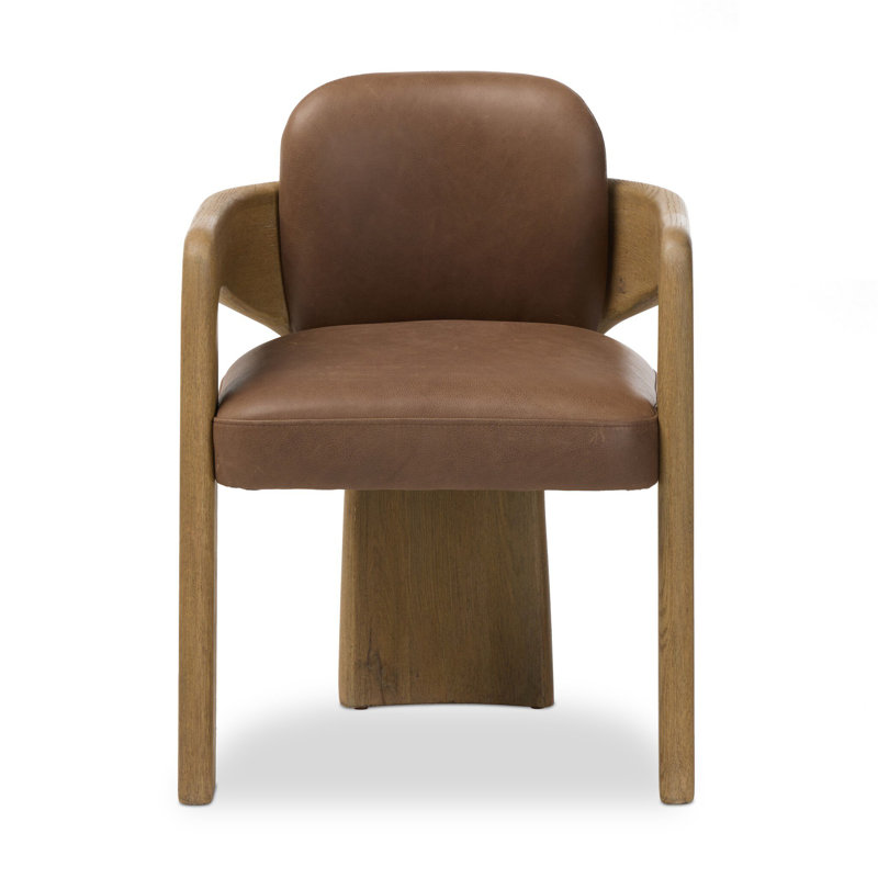 Woltz Upholstered Arm Chair, Palermo Cigar