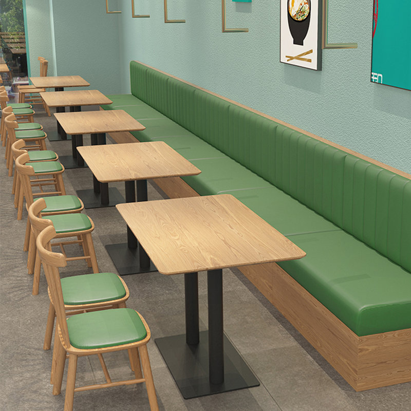 Banc rembourré Nordic Modern Leisure, Vert