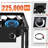 65.8"L Extra Large 3-Burner High Pressure Propane Outdoor Stove With Windpanel& Side Shelves, Bag
