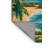 Washable Island Pattern Coastal Area Rug-860121417