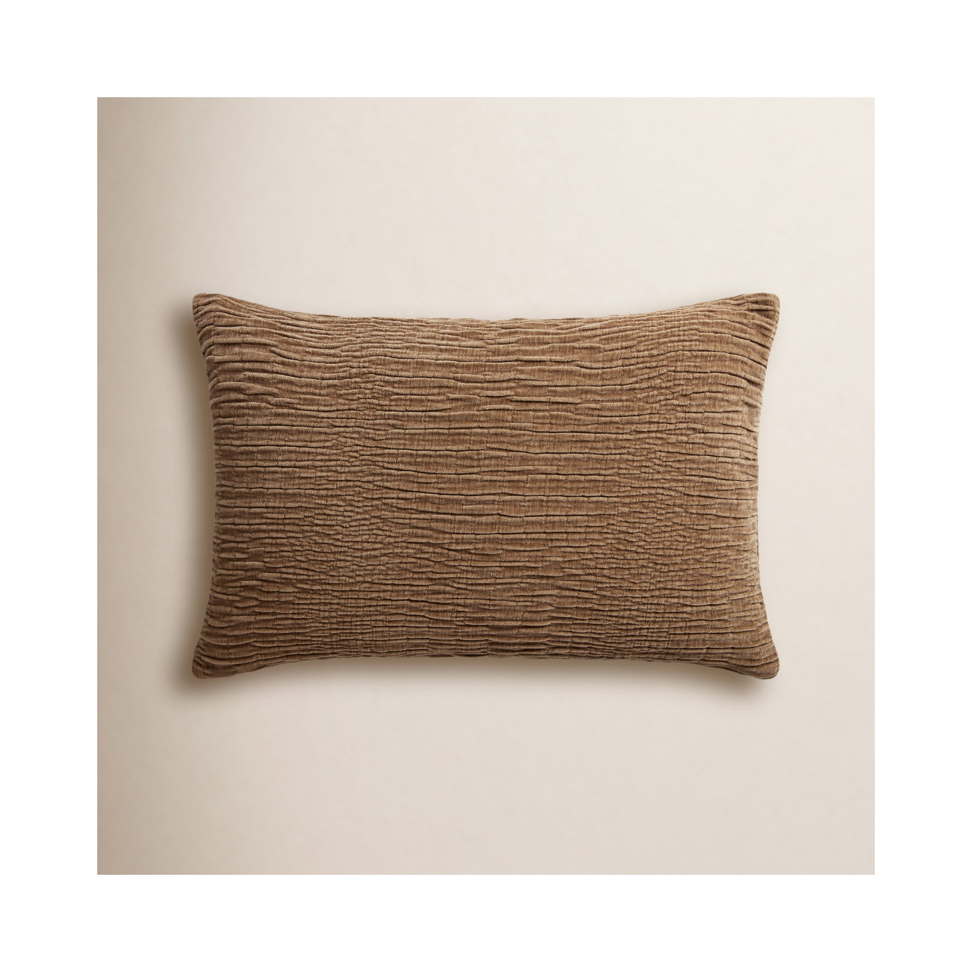 Edan Throw Pillow, 16" x 26", Pillow Cover Only - No Insert, Brown