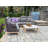 Posey 3 Pc. Charcoal Sectional W Olefin Fabric